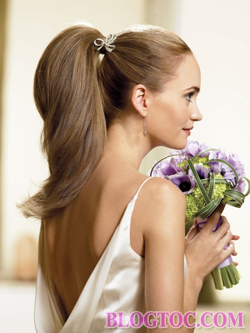 Những kiểu tóc cô dâu cổ điển đẹp giúp nàng thêm thanh lịch trang nhã  7