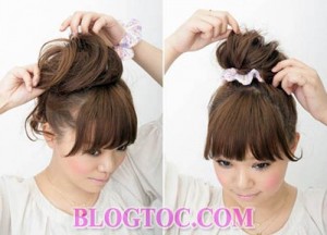 Hướng dẫn 4 kiểu búi tóc đẹp và thông dụng nhất hiện nay rất đơn giản khi làm tại nhà 4