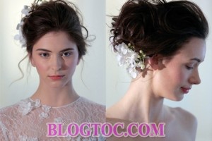 Những kiểu tóc đẹp với phụ kiện đi kèm của cô dâu được các chuyên gia đánh giá sẽ phát triển mạnh trong thời gian sắp tới 6