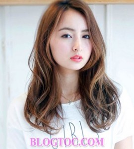 Những kiểu tóc uốn nhuộm đẹp của người phụ nữ nhật hiện đại đang được thịnh hành 7