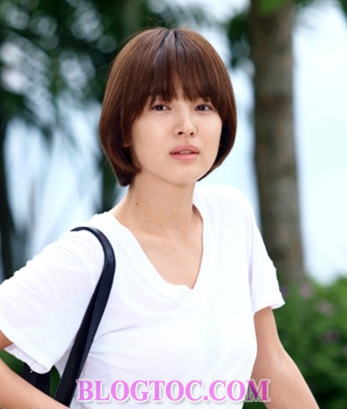 Các kiểu tóc đẹp của song hye kyo được các fans mến mộ bình chọn nhiều nhất  3