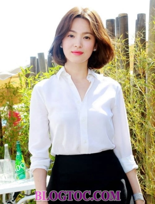 Các kiểu tóc đẹp của song hye kyo được các fans mến mộ bình chọn nhiều nhất  9