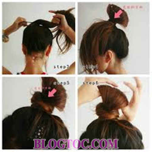 Hướng dẫn 3 cách buộc tóc đẹp cho những bạn gái có mái tóc dài 10