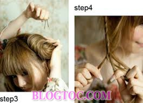 Hướng dẫn 3 cách buộc tóc đẹp cho những bạn gái có mái tóc dài 3