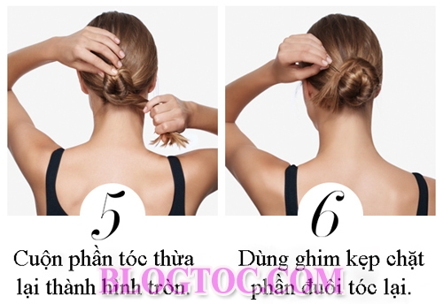 Hướng dẫn cách búi tóc đẹp đơn giản tại nhà cho các nàng tóc dài 3
