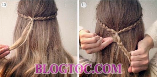 Hướng dẫn cách tết tóc hoa mai đẹp đơn giản tạo điểm nhấn cho mái tóc 7