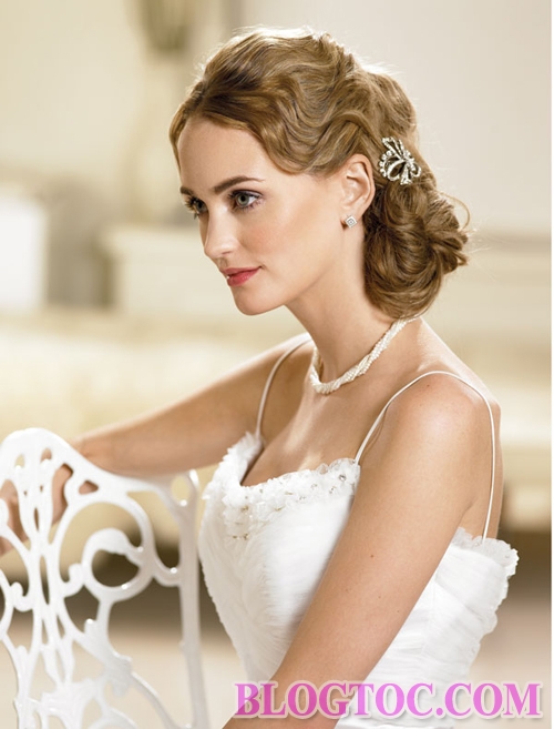 Những kiểu tóc cô dâu cổ điển đẹp giúp nàng thêm thanh lịch trang nhã  10