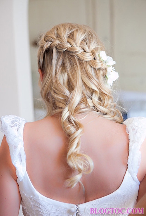 Những kiểu tóc tết cô dâu đẹp nhất mang lại vẻ đẹp lung linh dịu dàng 7