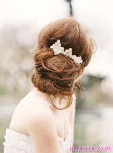 Kiểu tóc cô dâu đẹp hot nhất mùa cưới 2015 cho bạn gái chọn lựa 13