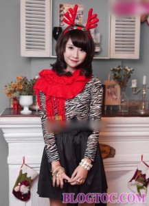 Những kiểu tóc ngắn đẹp đón giáng sinh vô cùng dễ thương xinh xắn 8