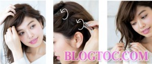 Tóc ngắn ngang vai đẹp đi chơi đêm giáng sinh với cách tạo kiểu đơn giản tại nhà 4