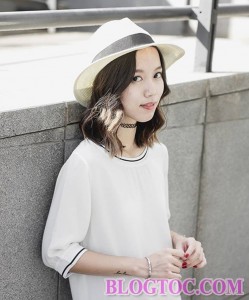 Tóc ngắn ngang vai đẹp hot đang là xu hướng tóc năm 2016 1