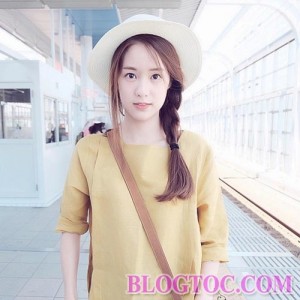 Những kiểu tóc đẹp kết hợp với mũ len trong ngày đông giá rét 13