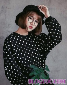 Tóc ngắn ngang vai đẹp cho bạn gái đi chơi tết trẻ trung năng động 1