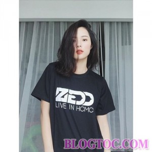 Tóc ngang vai đẹp nhất 2016 bạn gái nên chọn để thêm xinh tươi ngày hè 8
