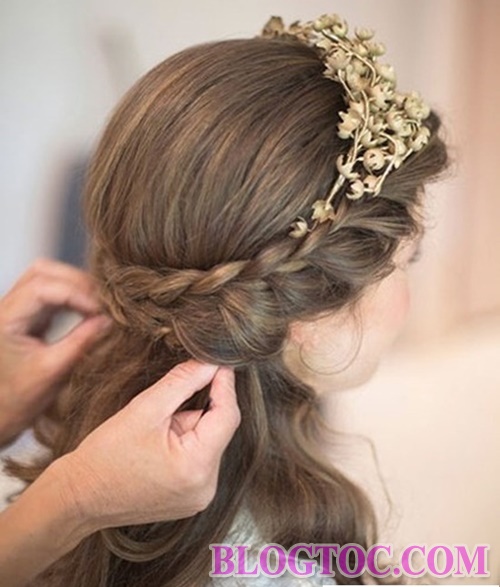 Những kiểu tóc tết cô dâu đẹp sang trọng quý phái bạn gái nên tham khảo để làm đẹp trong ngày cưới 10