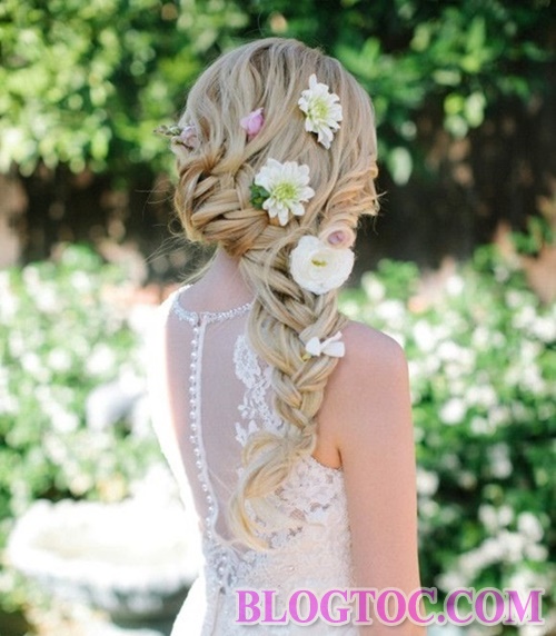 Những kiểu tóc tết cô dâu đẹp sang trọng quý phái bạn gái nên tham khảo để làm đẹp trong ngày cưới 4